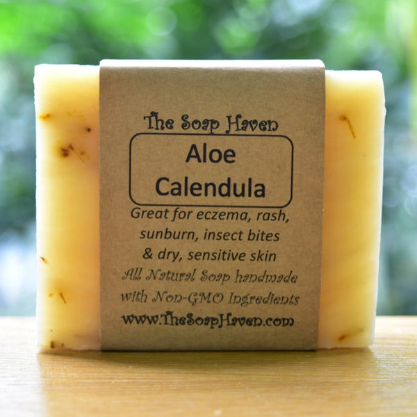The Soap Haven Aloe Calendula Soap for dry itchy skin